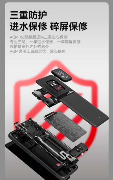 首款纯国产三防手机AGM X6麒麟版上市内外双重安全保障(图3)