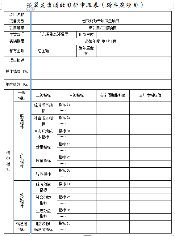 广东省省级生态环境保护专项资金项目入库指南（2025年版）