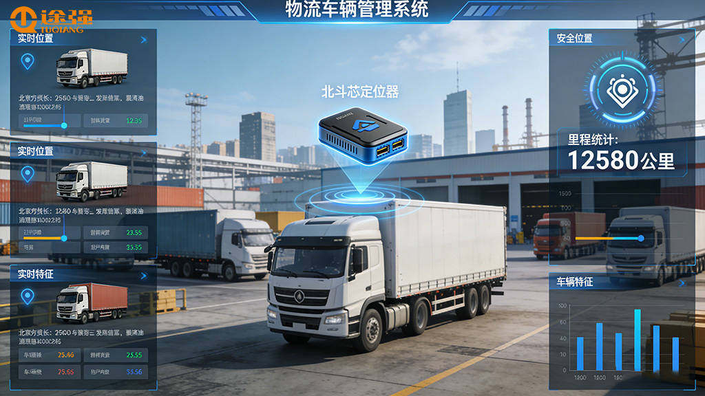 商用车运营降本王牌！途强北斗定位器从调度到维保全掌控